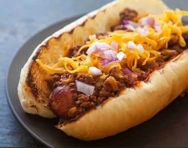 All Beef Hot Dog.